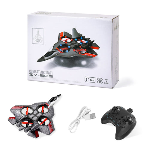 4CH Remote Control Plane,4 Channel,Rechargeable Battery,360° Flip and 2 Batteries (15 Mins)