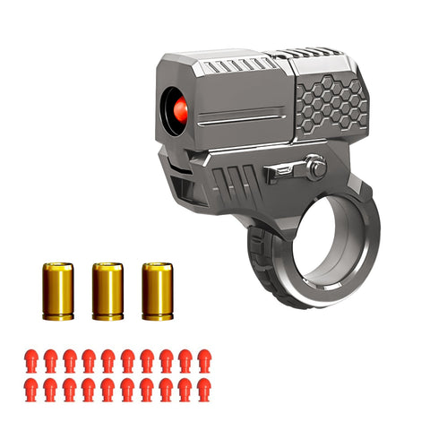 EDC Alloy Fingertip Toy Pistol,Fidget Gun,Stress Relief Toys for Anxiety and ADHD Sufferers