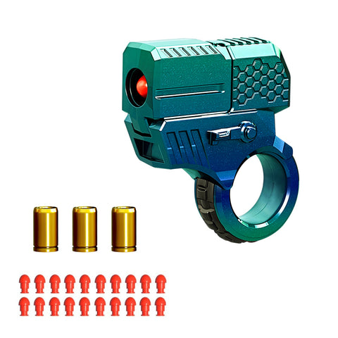 EDC Alloy Fingertip Toy Pistol,Fidget Gun,Stress Relief Toys for Anxiety and ADHD Sufferers