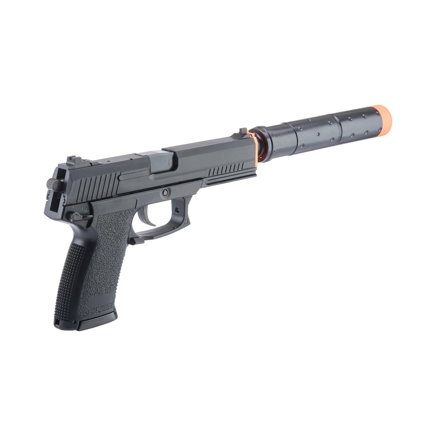 Y&P MK23 Non-Blowback Gas Airsoft Pistol w/ Mock Suppressor Barrel Extension