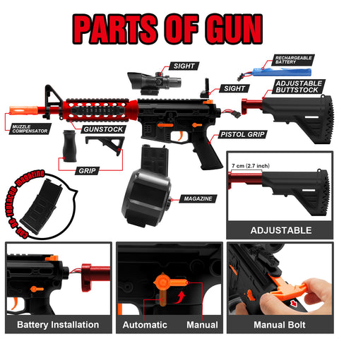 M4A1 Blaster Toy Gun