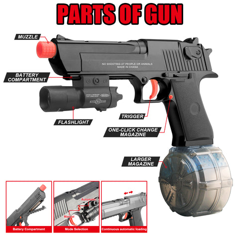 Desert Eagle Blaster Gun Toys