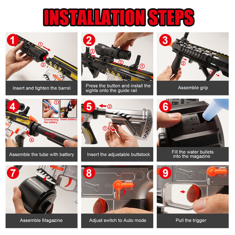 M416 Blaster Gun Toy Gun