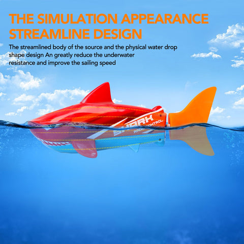 Mini RC Fish Electronic Shark Remote Control Boat Ships & Submarine Swim in Water Pool Bathtub Kids Electric Toy