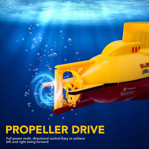 Mini RC Submarine Toy, Remote Control Submarine, Mini Simulation Military Remote Control 6 Channel