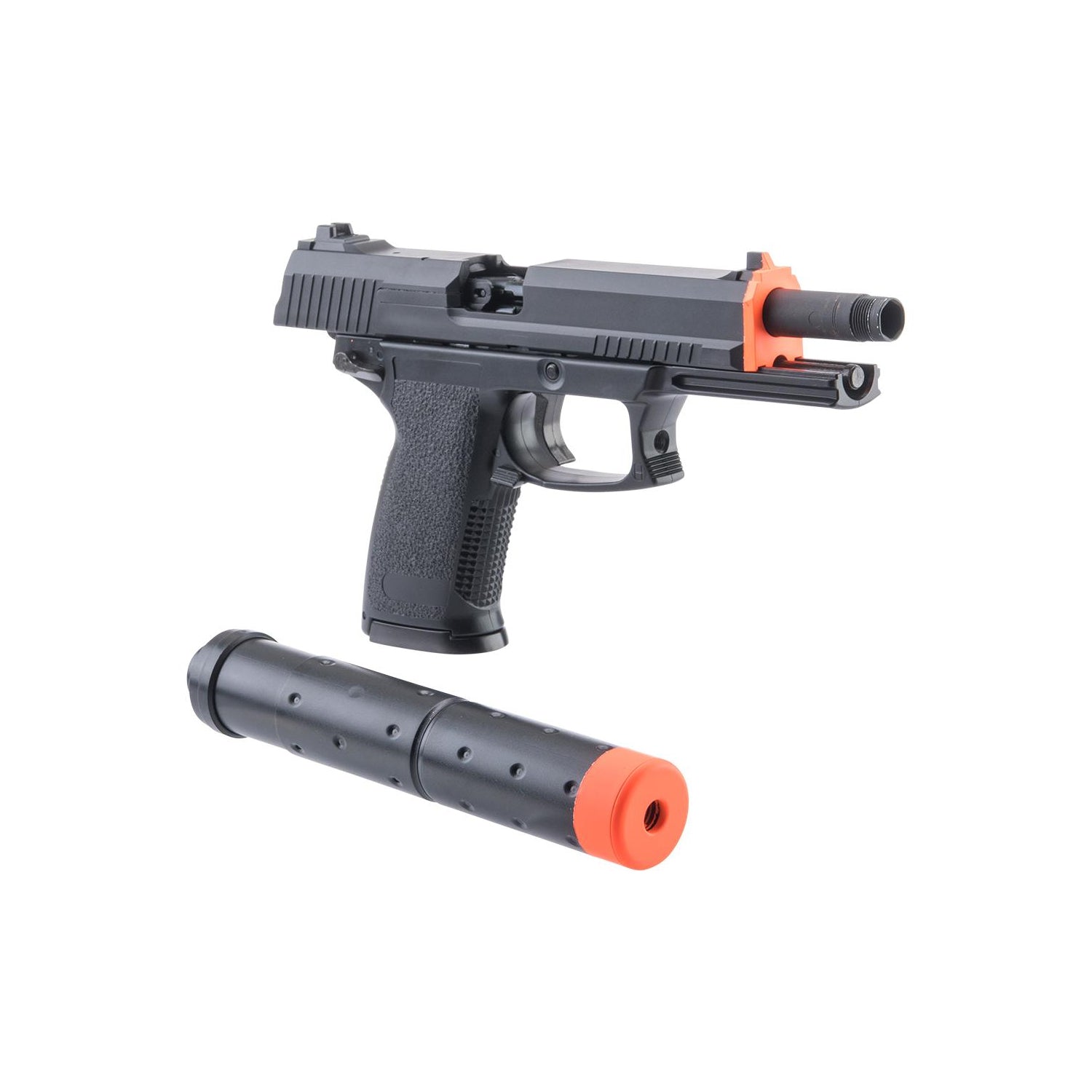 Y&P MK23 Non-Blowback Gas Airsoft Pistol w/ Mock Suppressor Barrel Extension